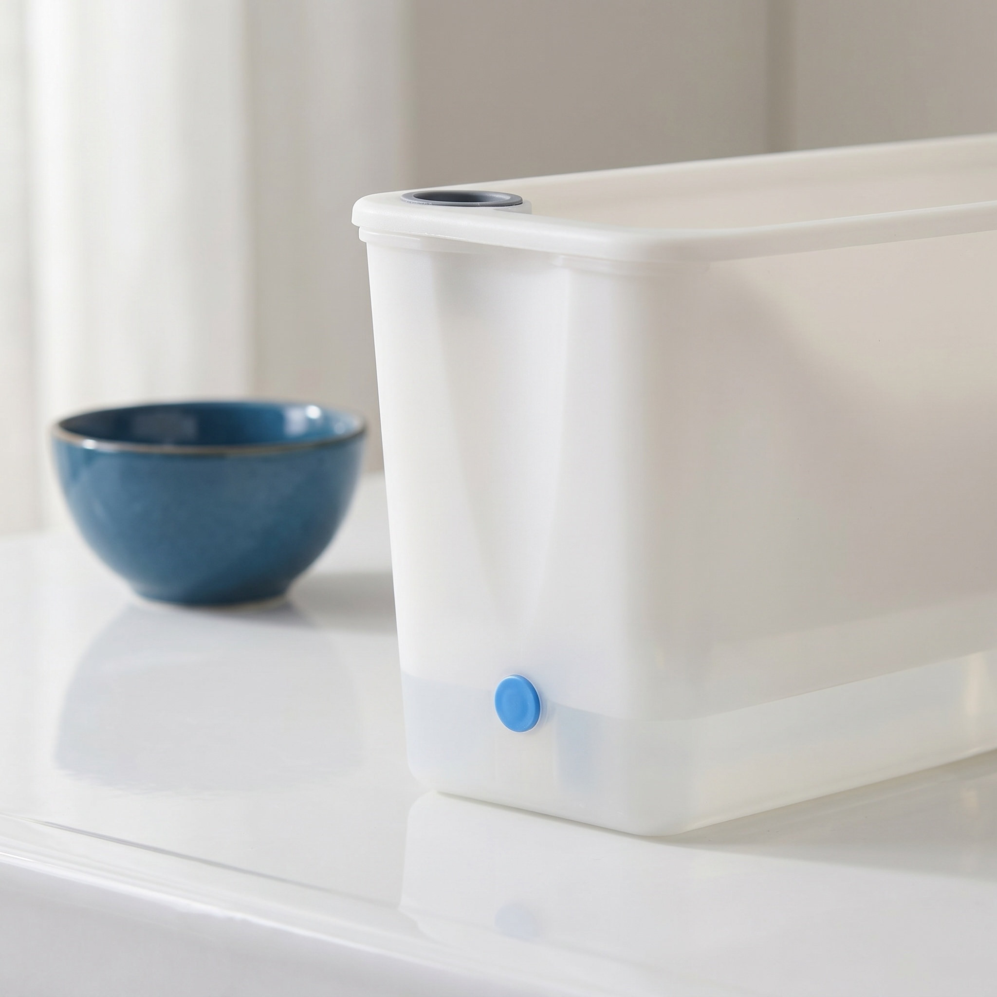 Self Watering Planter - Prostokątny doniczka, długie plastikowe okienne doniczki,