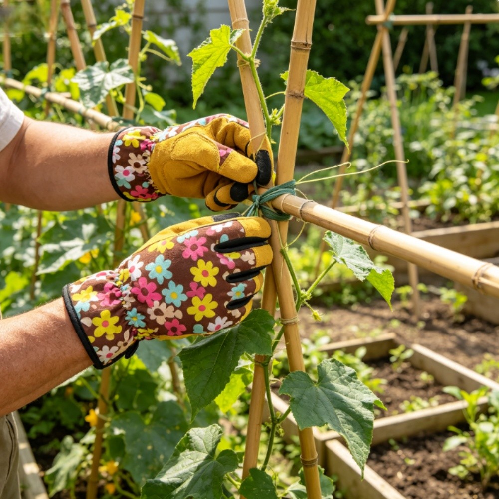 Garden Gloves - Rękawice ogrodnicze bez palców, zapewniające bezpieczeństwo