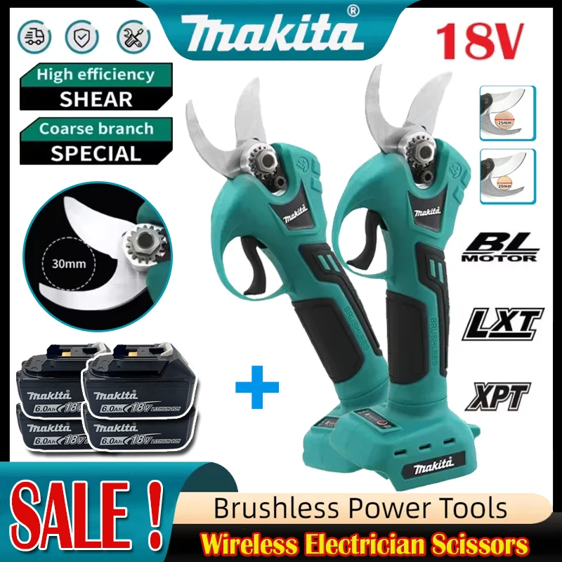 Pruning Shears - Akumulator Makita 18V Profesjonalne Bezprzewodowe Nożyce