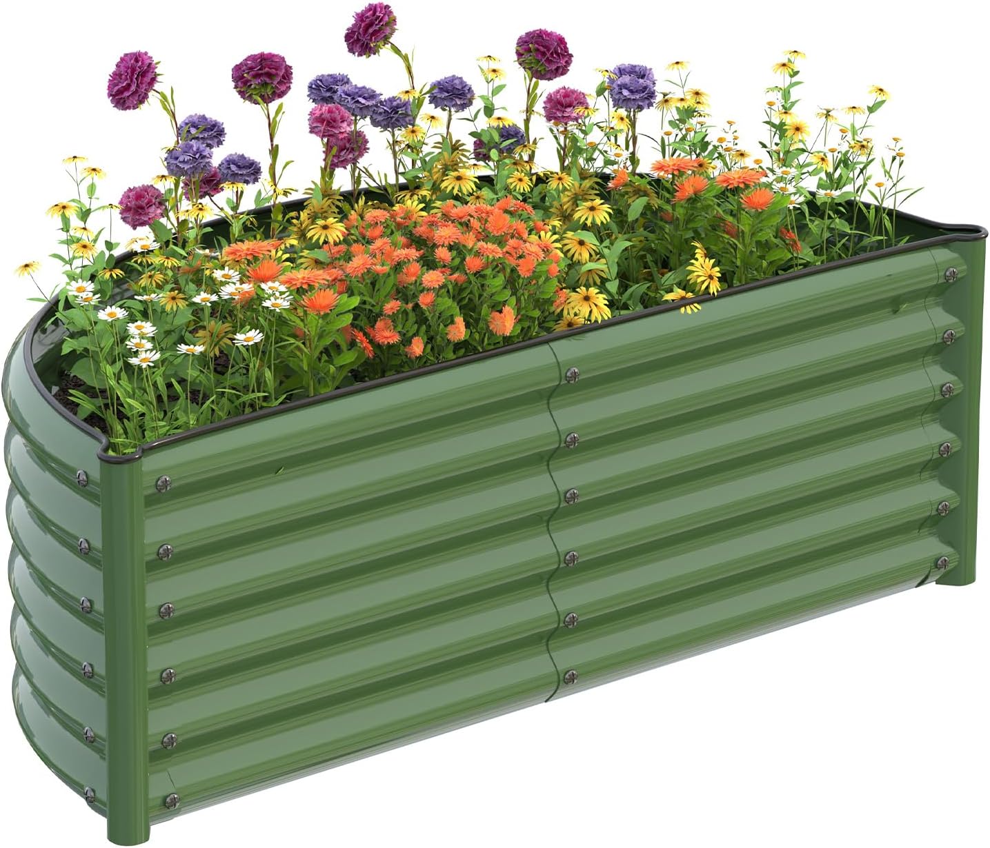 Raised Garden Bed - Galwanizowana podwyższona grządka ogrodowa na zewnątrz,