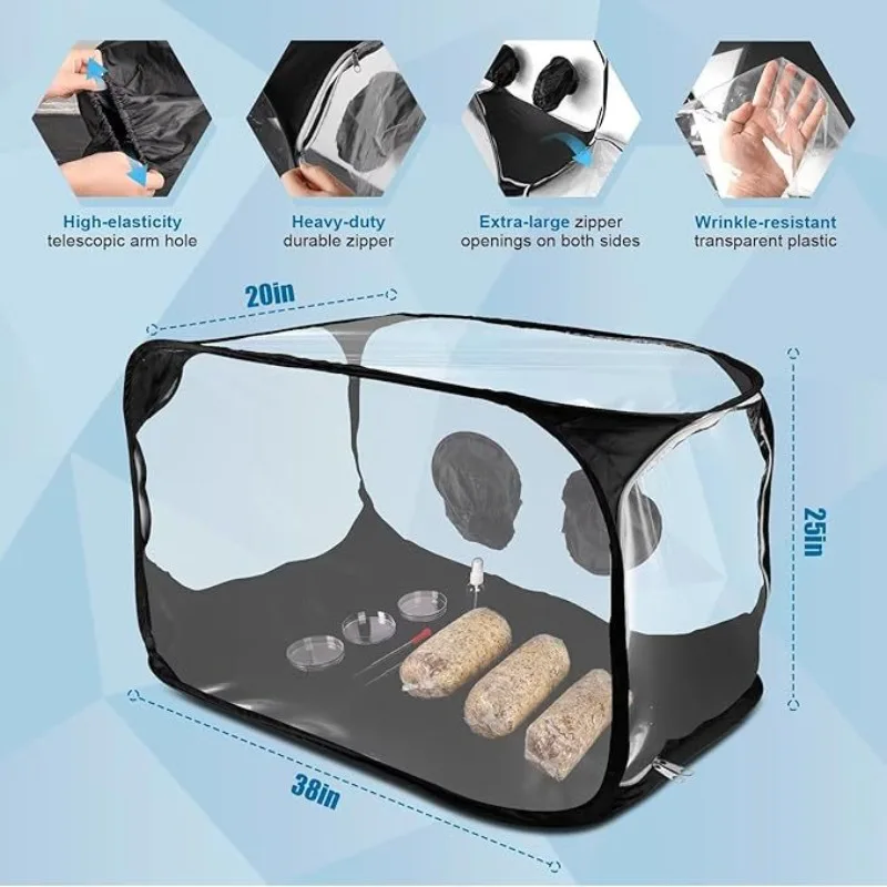 Grow Bag - Duży, przestronny stanowisko robocze z systemem