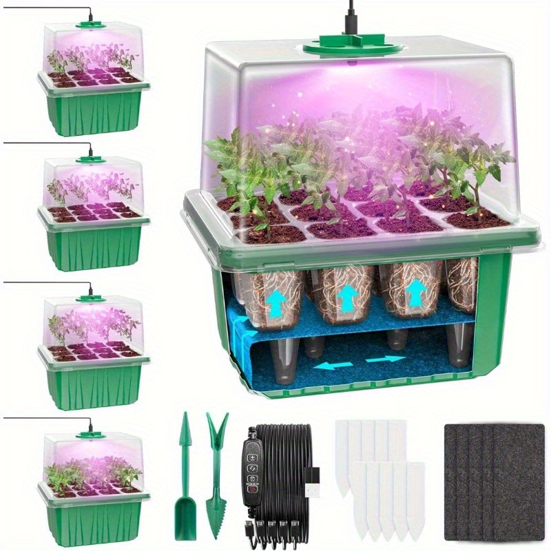 Seed Starter Tray - Oświetlenie LED do uprawy roślin ogrodowych