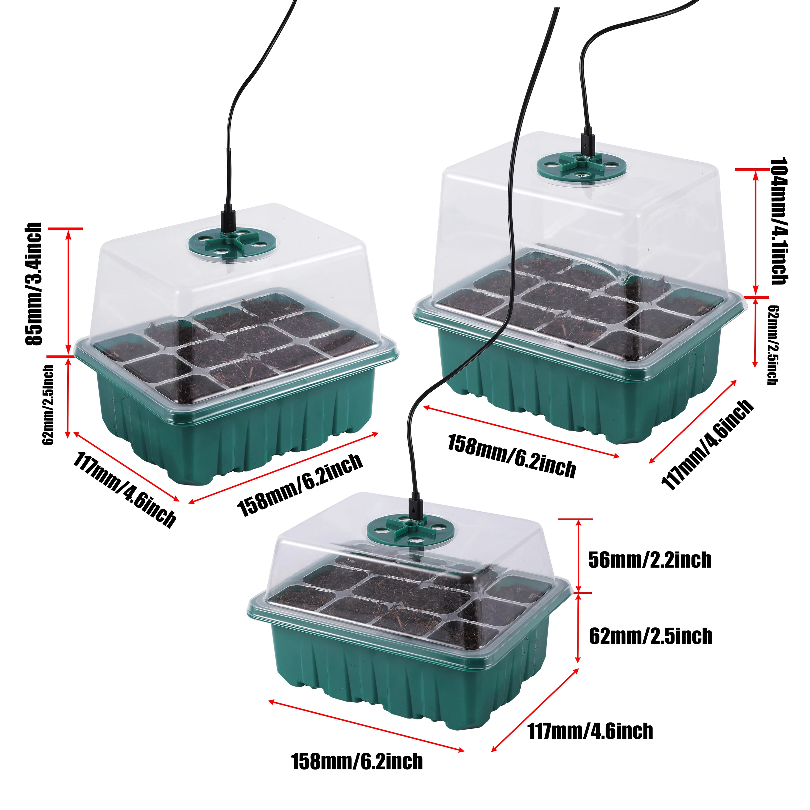 5 opakowań/zestawów Taca do sa – Seed Starter Tray recenzja i cena