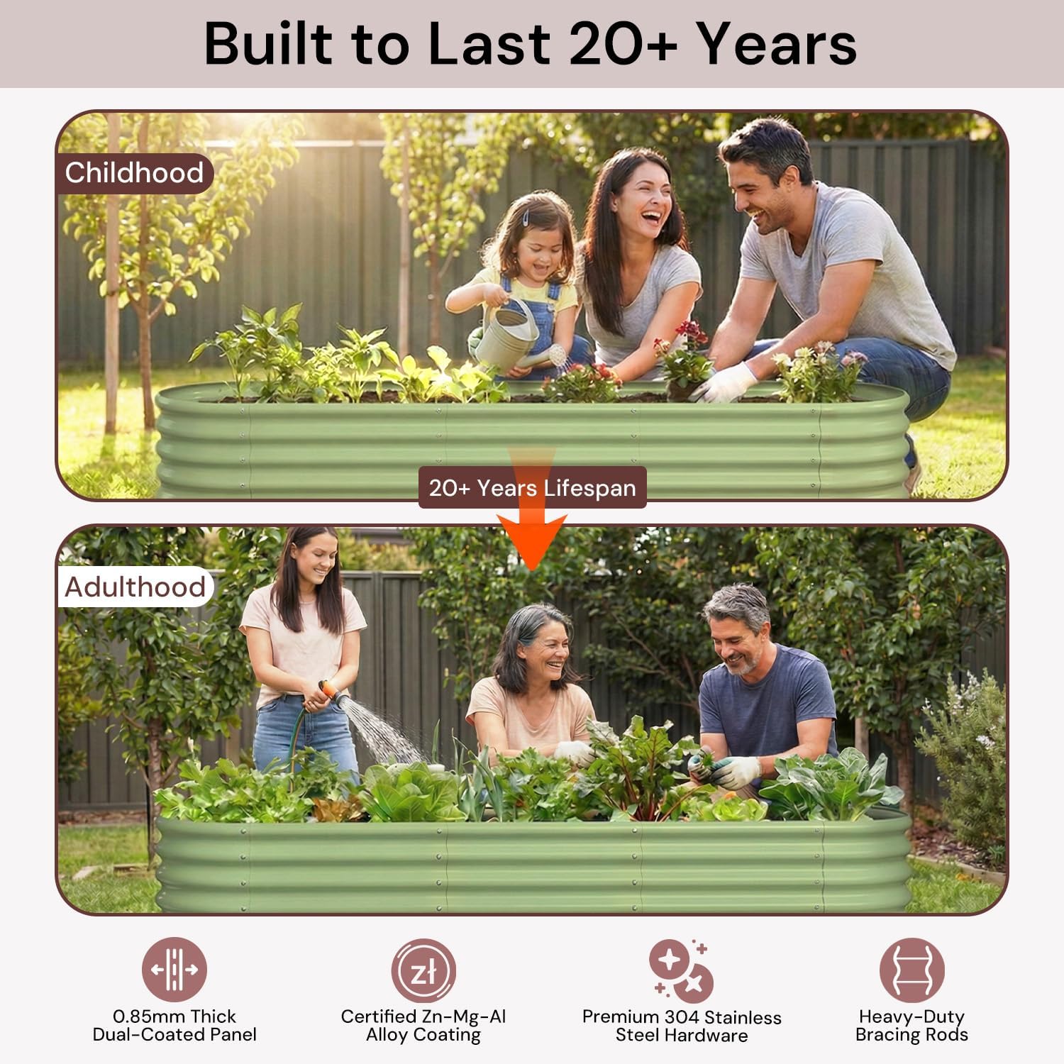 Galwanizowana podwyższona grzą – Raised Garden Bed recenzja i cena