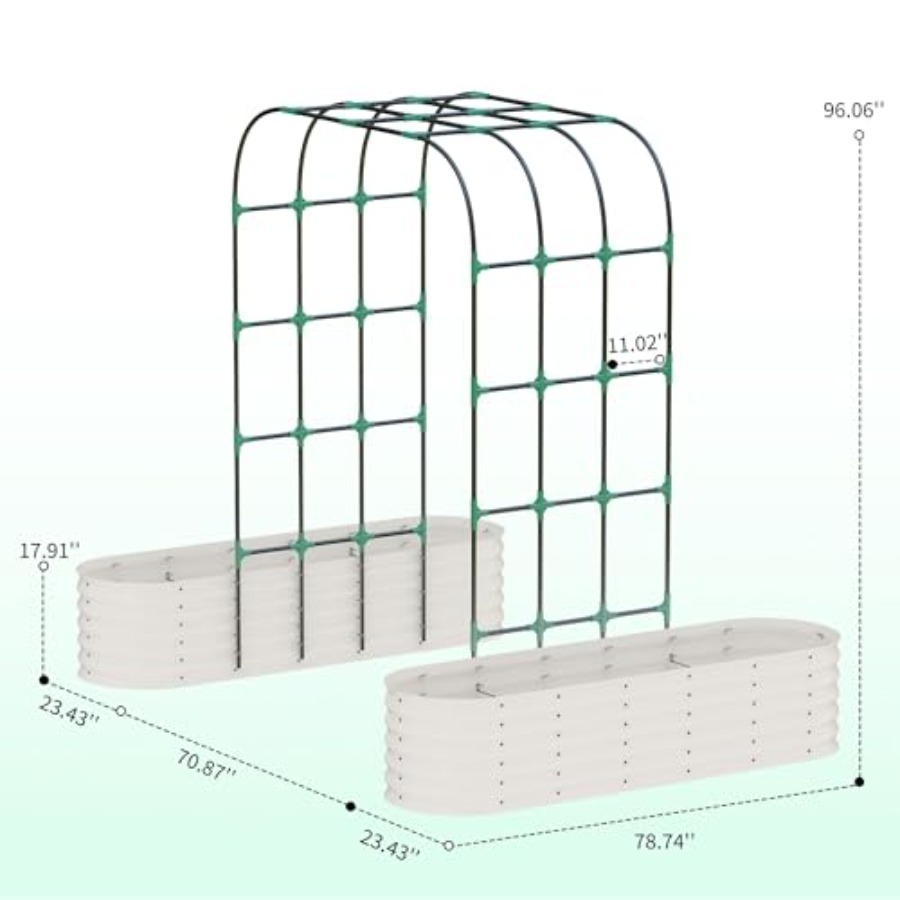 Wysoka, ocynkowana grządka pod – Vertical Planter recenzja i cena