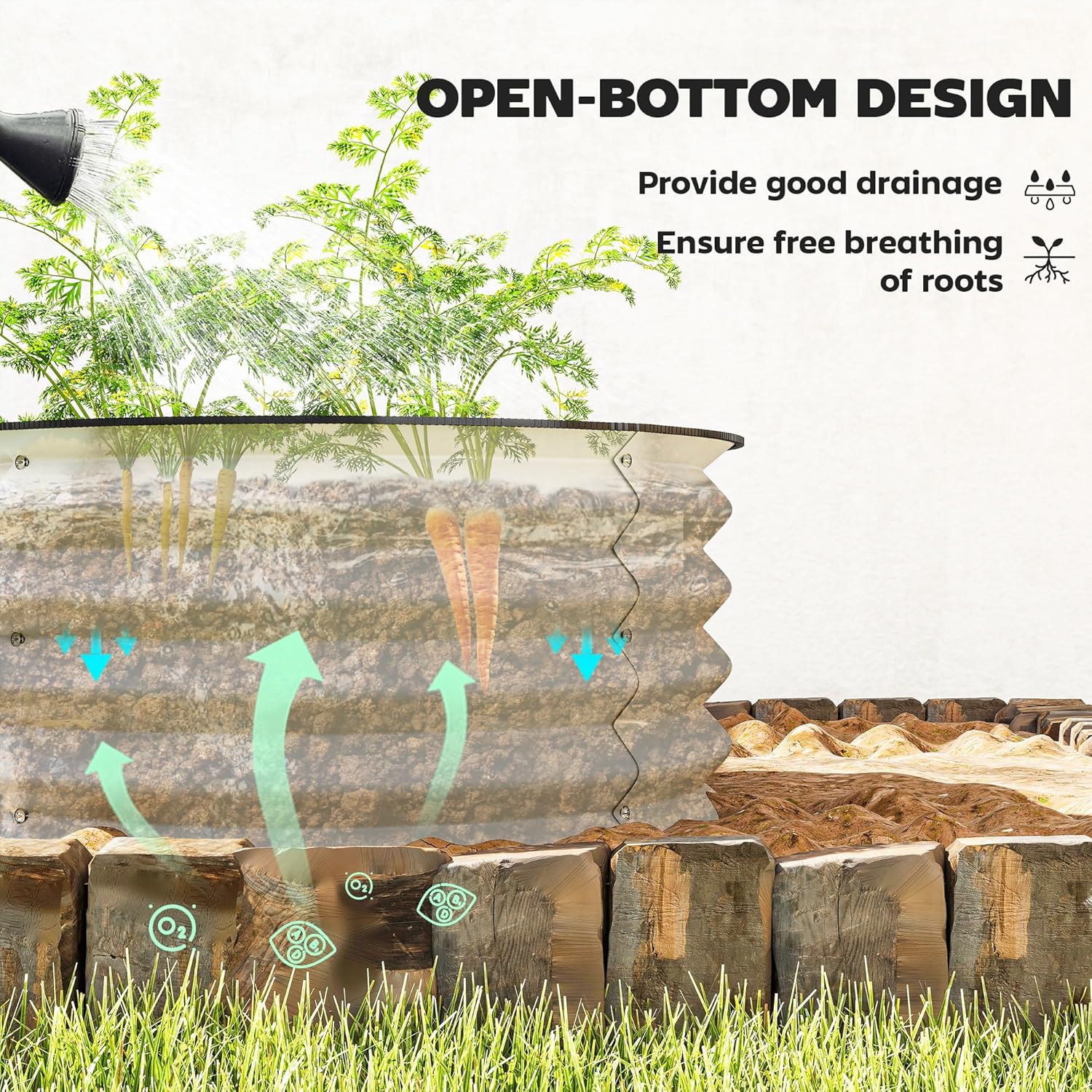 Zestaw 2 ocynkowanych podwyższ – Raised Garden Bed recenzja i cena